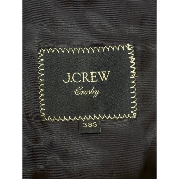 J. Crew Crosby Crosby Classic-Fit Suit Pinstripe Jacket Italian Wool 38S - Picture 4 of 10